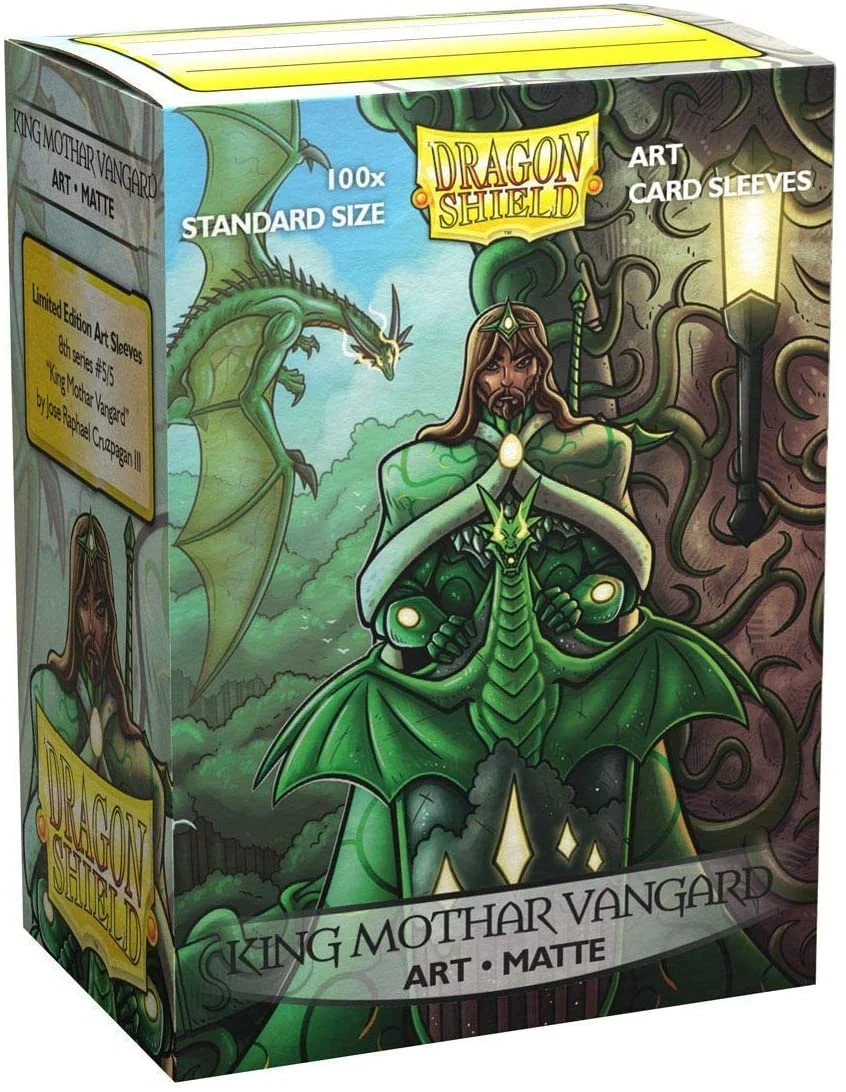 Dragon Shield 100ct Standard Card Sleeves: Coat of Arms - Matte King Mothar Vanguard