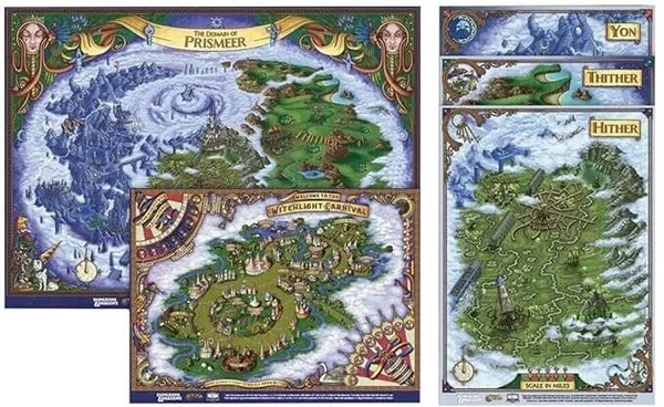 Dungeons & Dragons The Wild Beyond The Witchlight - Map Set Multi