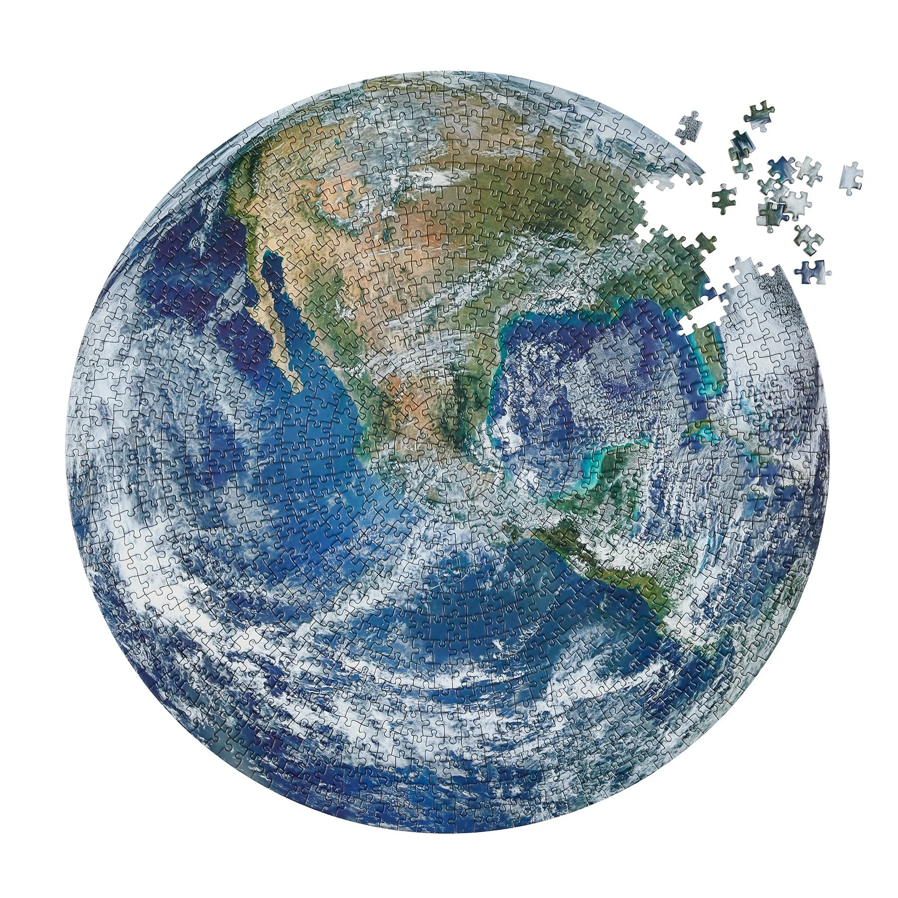 The Earth by Four Point Puzzles