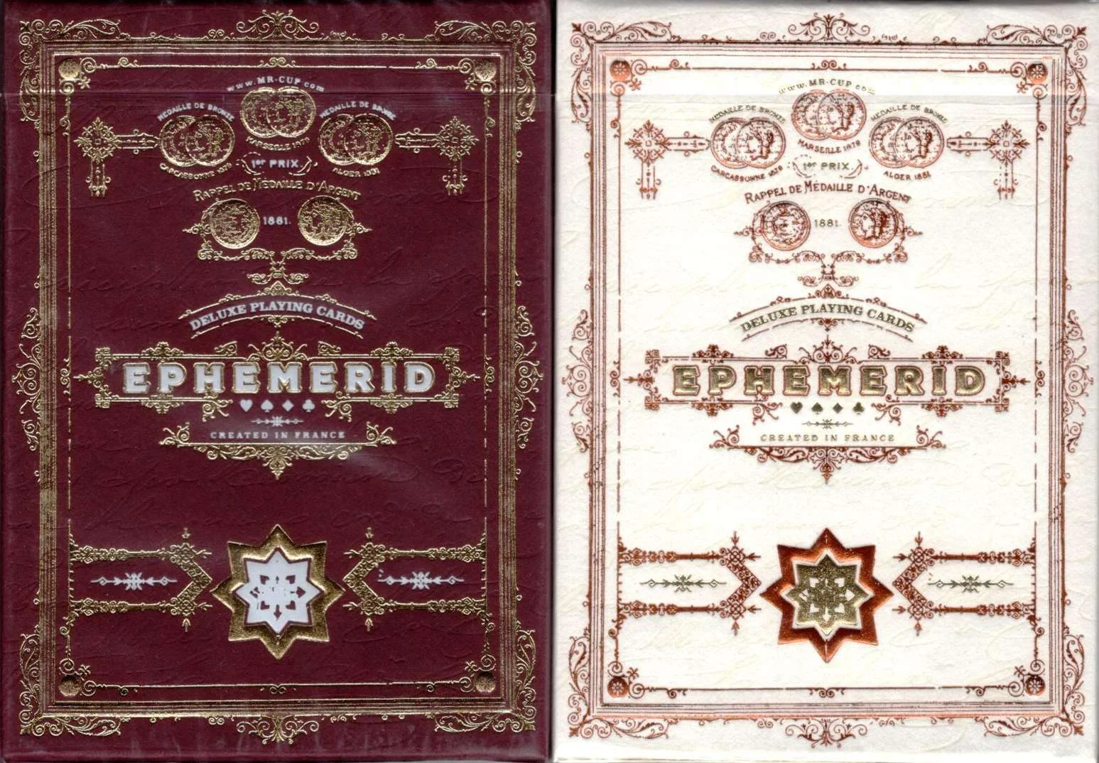 EPHEMERID v2 Gold & Copper Playing Cards 2 Deck Set NPCC