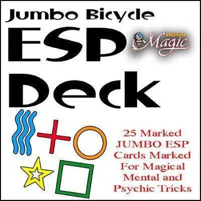 ESP Test Deck 25 Marked Bicycle JUMBO Size