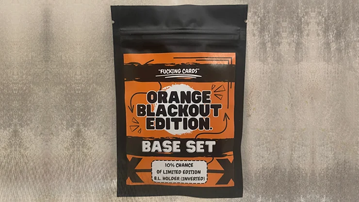 F***ing Cards (Orange Blackout)