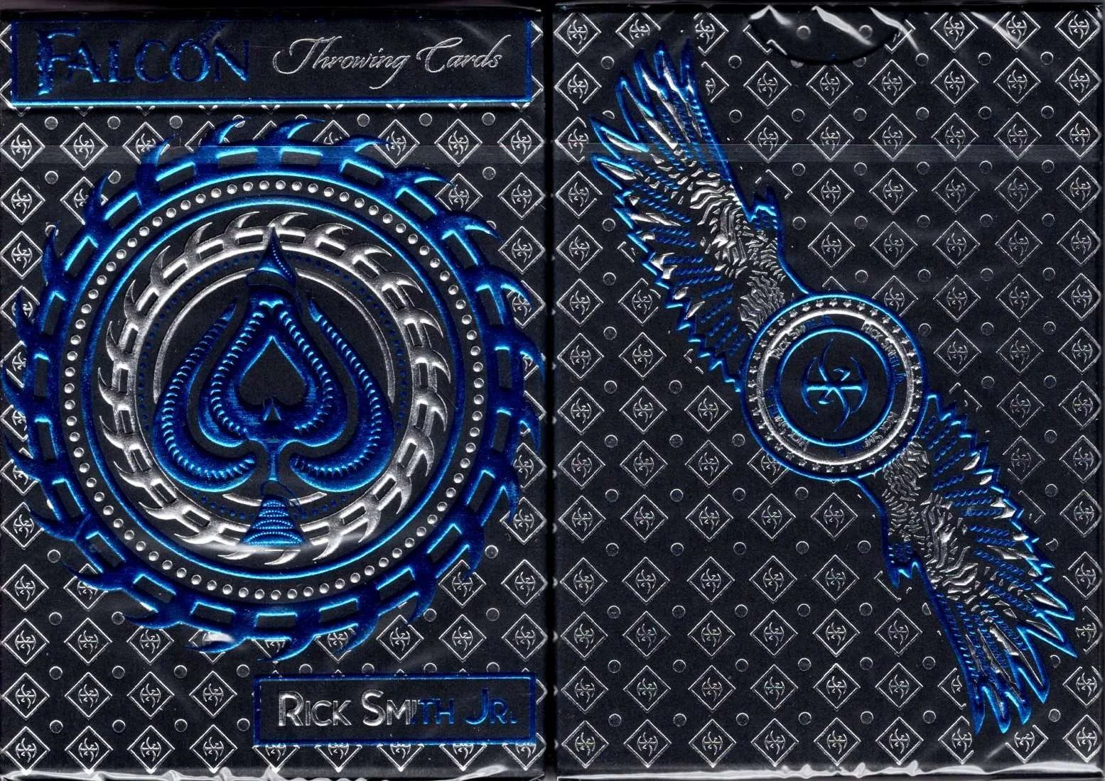 Falcon Silver Collector Throwing Playing Cards USPCC