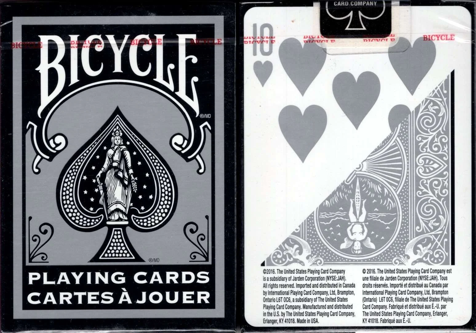 Fashion Silver Bicycle Playing Cards