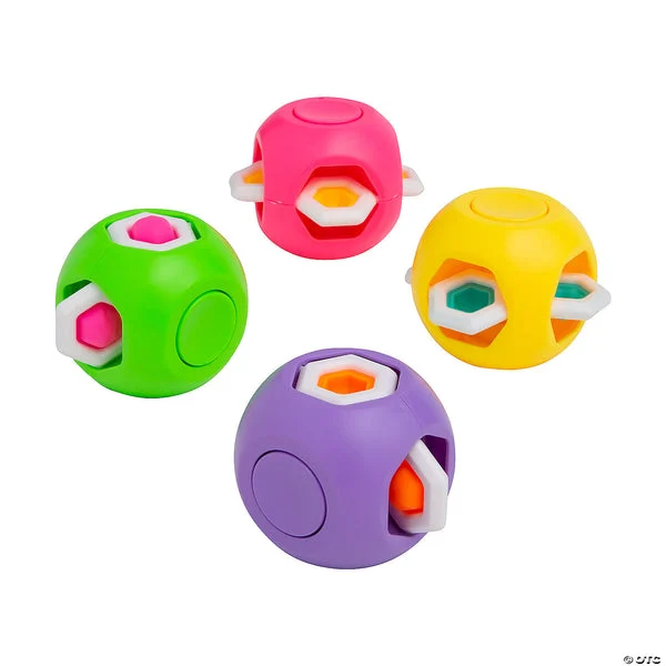 Fidget Popping Spinner Cube Fidget Toys (Assorted Colors, 1 Piece)
