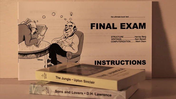 Final Exam Book Test