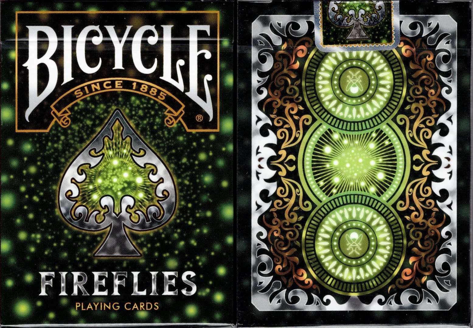 Fireflies Bicycle Playing Cards
