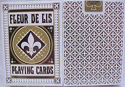 Fleur De Lis Black Playing Cards Deck