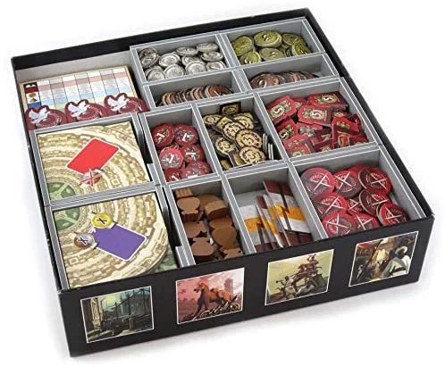 Folded Space 7 Wonders and Expansions Board Game Box Inserts