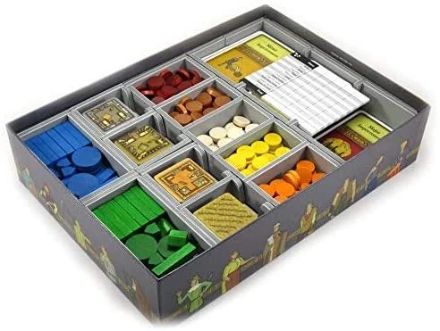 Folded Space Agricola Board Game Box Inserts Organizer
