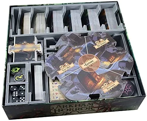 Folded Space Arkham Horror 3rd Edition and Expansion Board Game Box Inserts
