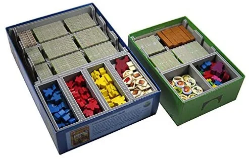 Folded Space Carcassonne and Expansions Board Game Box Inserts