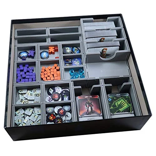 Folded Space Clank in Space and Expansions Board Game Box Inserts