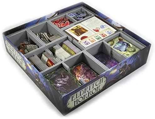Folded Space Eldritch Horror and Single Small Box Expansion Board Game Box Inserts Organizer