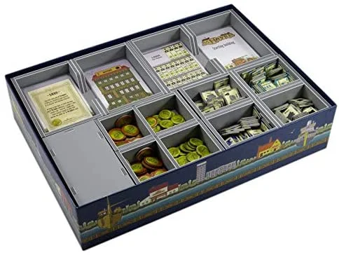 Folded Space Le Havre and Le Gran Hameau Board Game Box Inserts