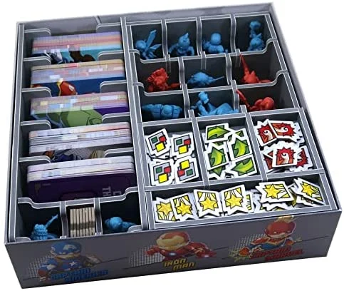 Folded Space Marvel United Board Game Box Inserts
