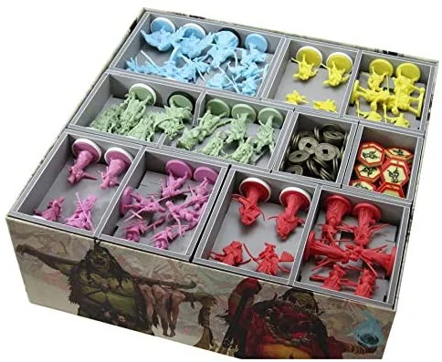 Folded Space Rising Sun Board Game Box Inserts