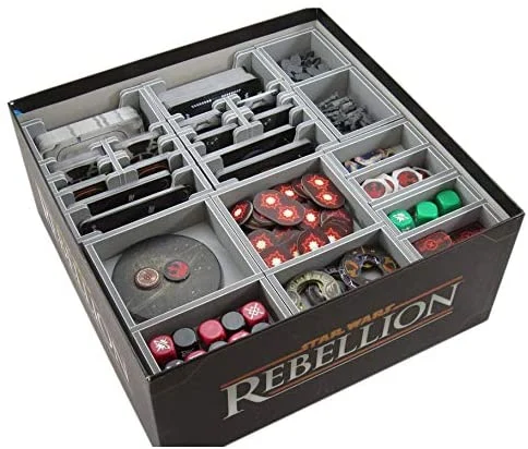 Folded Space Star Wars Rebellion and Expansions Board Game Box Inserts