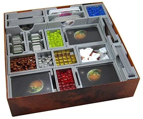 Folded Space Terraforming Mars and Expansions Board Game Box Inserts