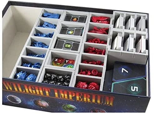 Folded Space Twilight Imperium 4 and Expansions Board Game Box Inserts Organizer