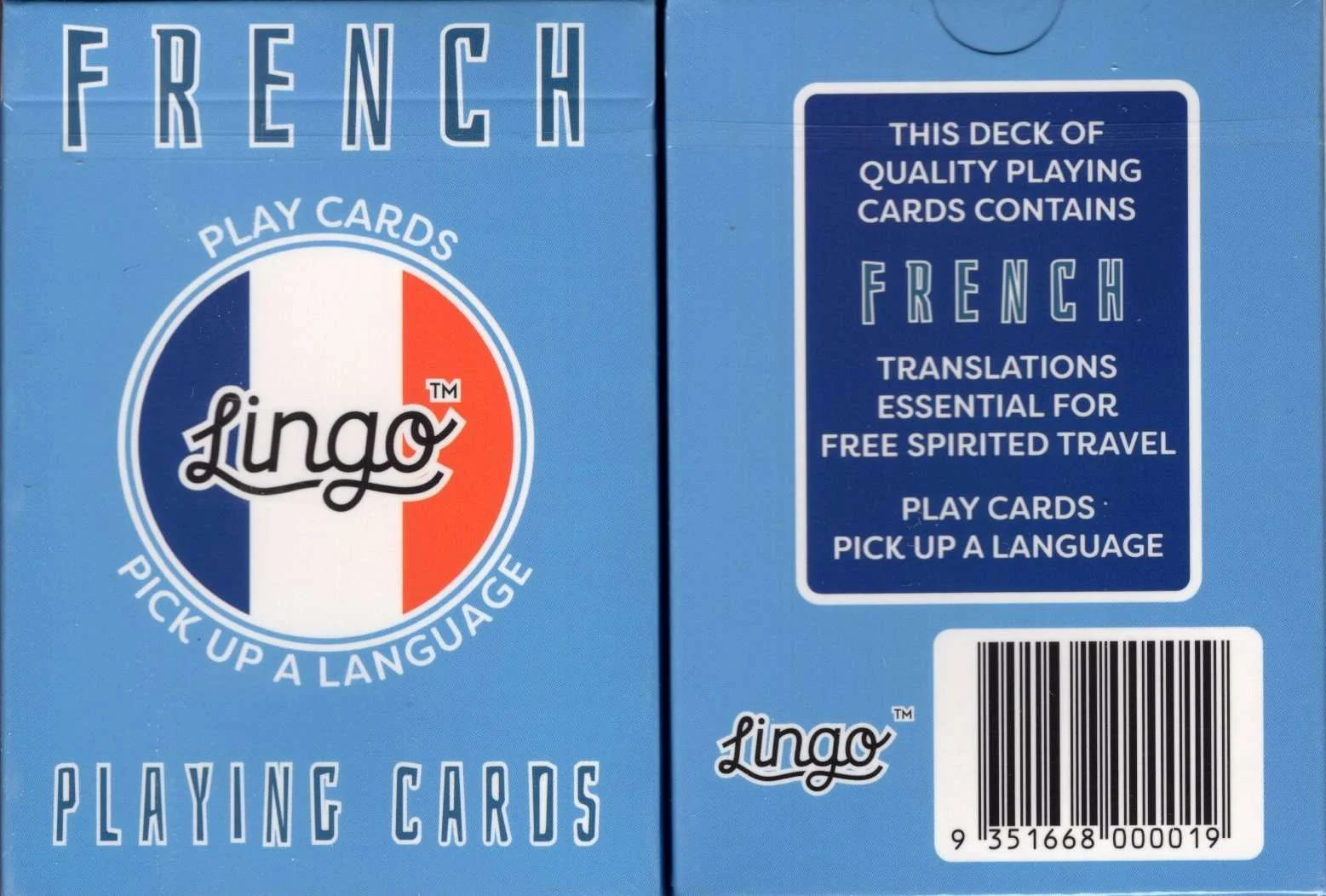 French Lingo Playing Cards