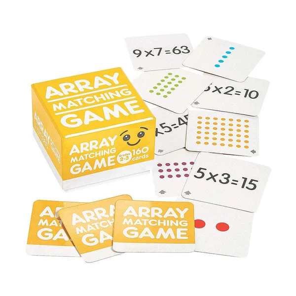 Fun Express Array Matching Game - 161 Pieces - Educational and Learning Activities for Kids