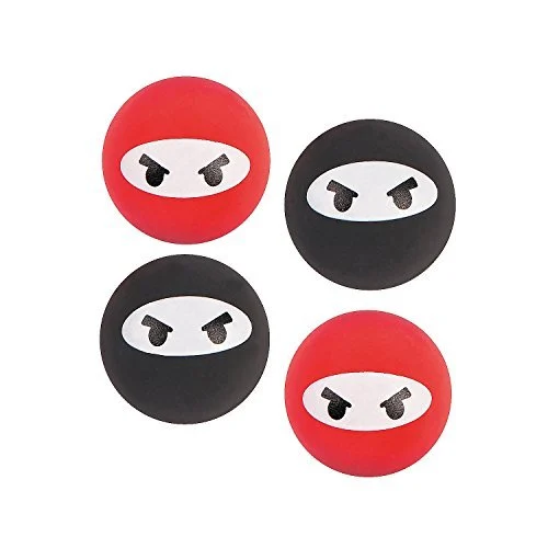 Fun Express - Ninja Bouncing Balls - Toys - Balls - Bouncing Balls - 12 Pieces