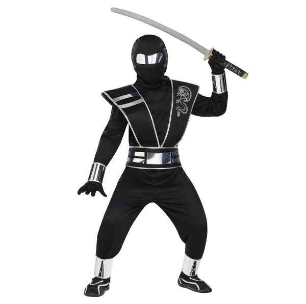 Fun World boys Mirror Ninja Silver