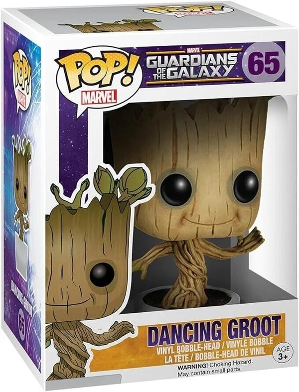 Funko Marvel: Dancing Groot Bobble Action Figure