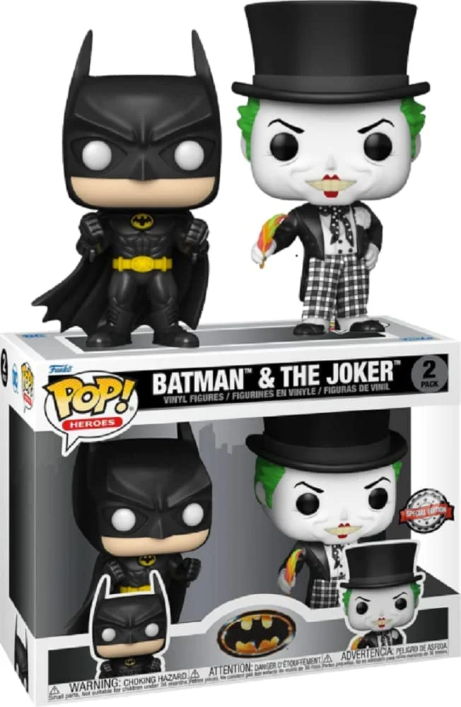 Funko Pop! 2 Pack Heroes: Batman and the Joker (GameStop Exclusive)