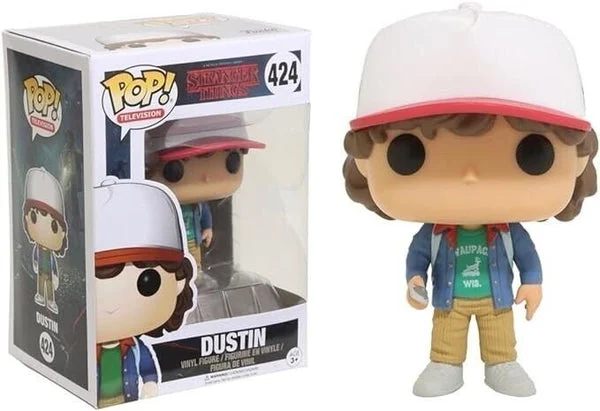 Funko Pop 424 Television Stranger Things Dustin With Compass Toy Figure