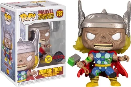 Funko Pop! Marvel: Zombies - Glow in the Dark Zombie Thor #787 (Entertainment Earth Exclusive)
