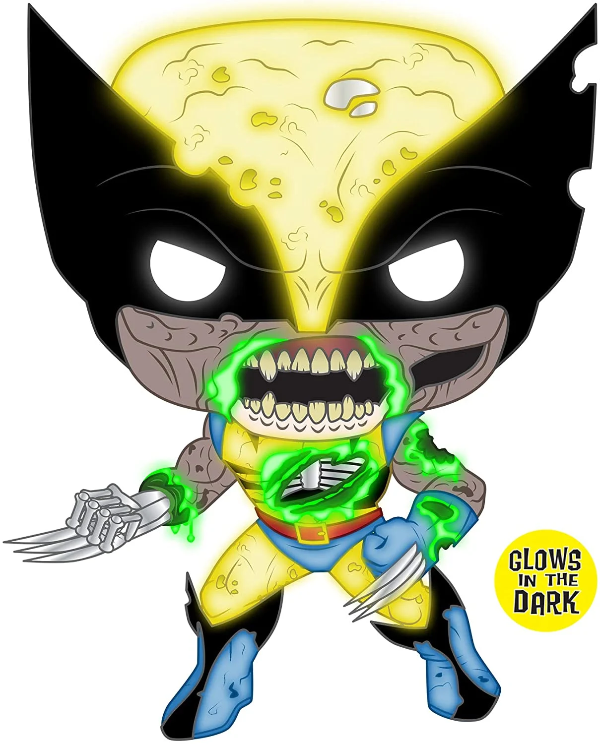 Funko Pop! Marvel: Zombies - Glow in The Dark Zombie Wolverine #662