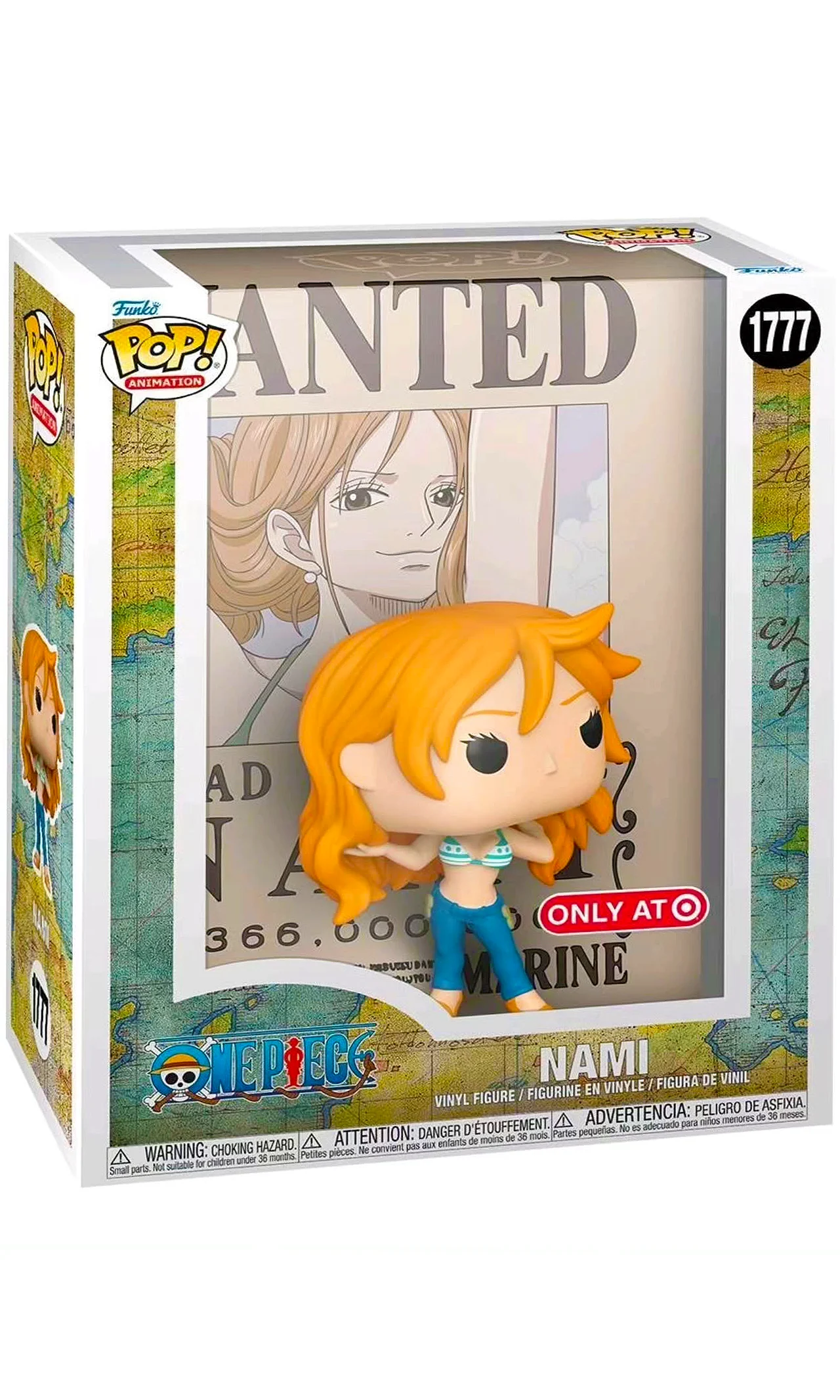 Funko Pop : One Piece - #1777 Nami Wanted Poster (Target Exclusive)