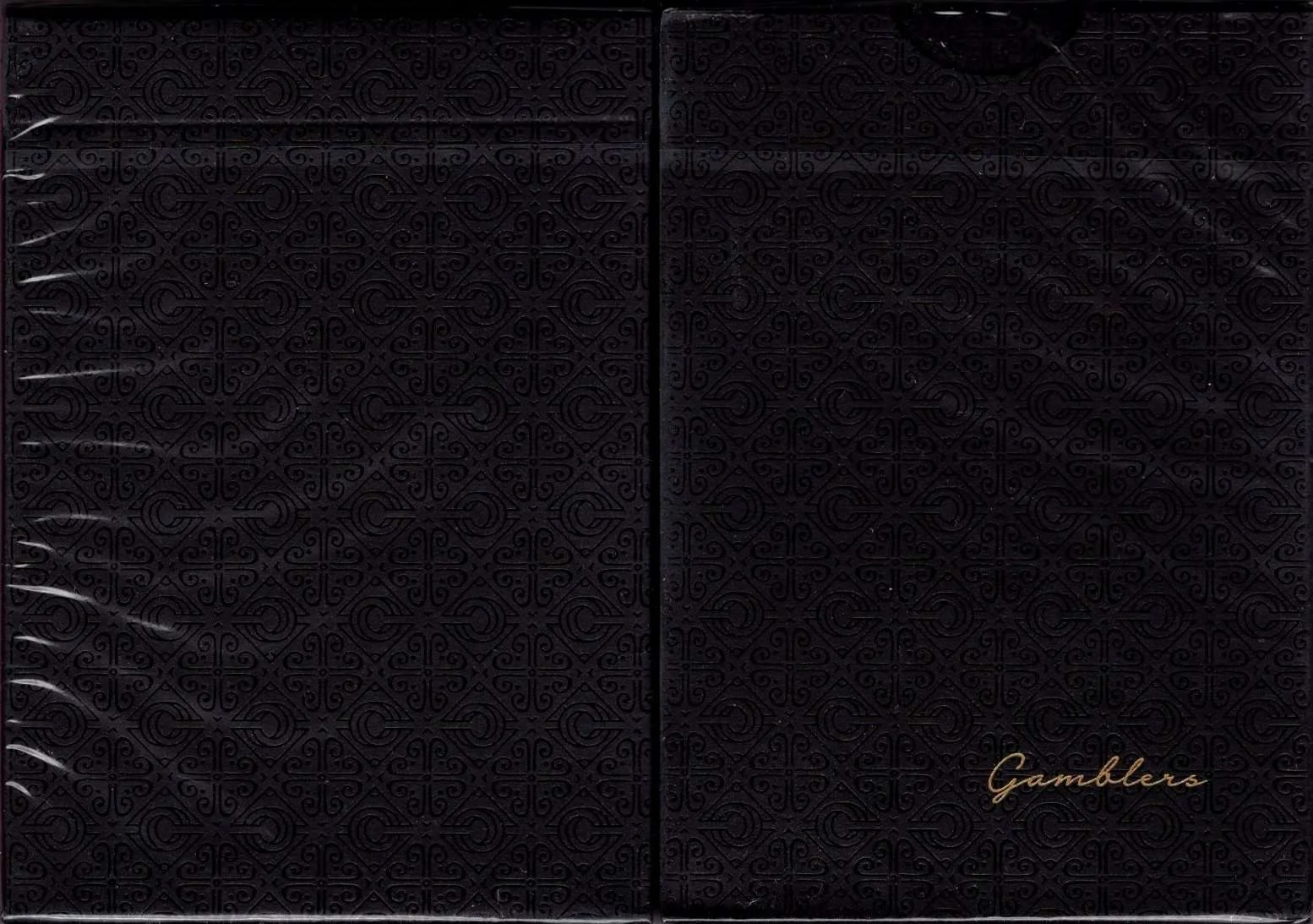 Gambler's Borderless Black Playing Cards USPCC