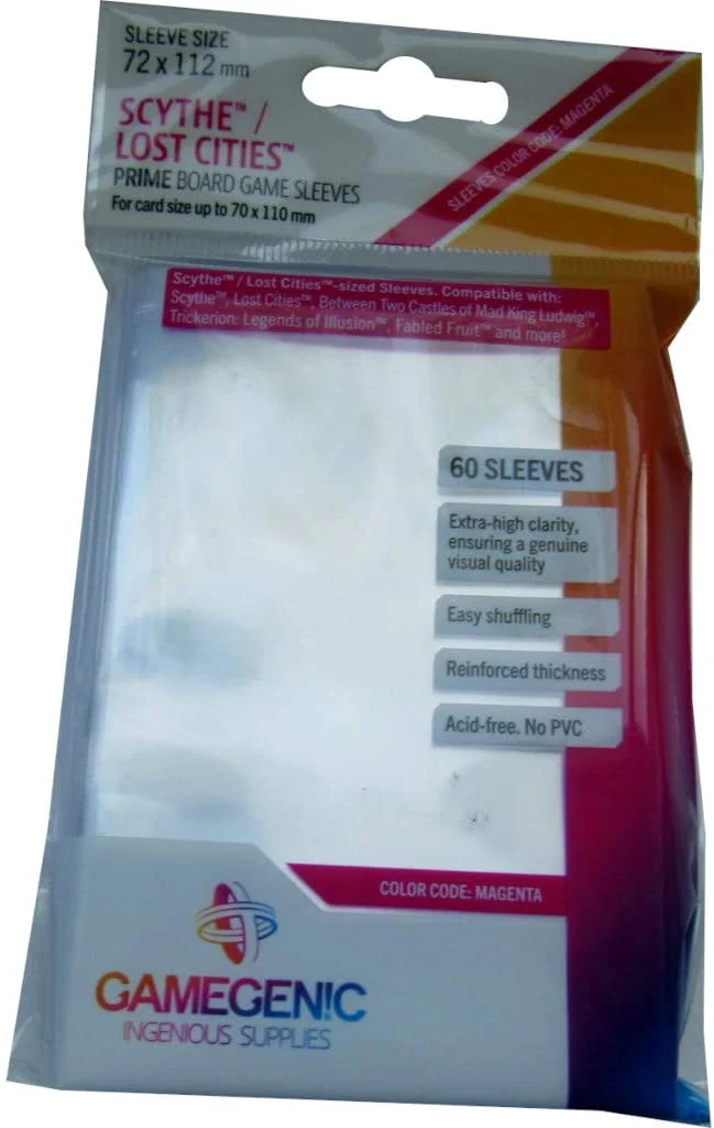 Gamegenic 60ct Prime Board Game Sleeves - Scythe Lost Cities