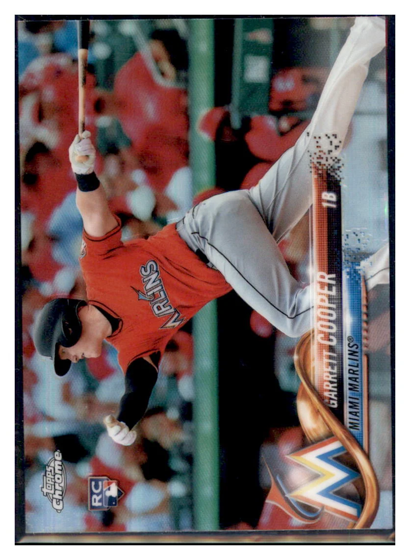 Garrett Cooper Miami Marlins 2018 Topps Chrome #188 Baseball Card VSMP1IMB