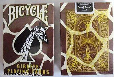 Giraffe Bicycle Playing Cards Deck