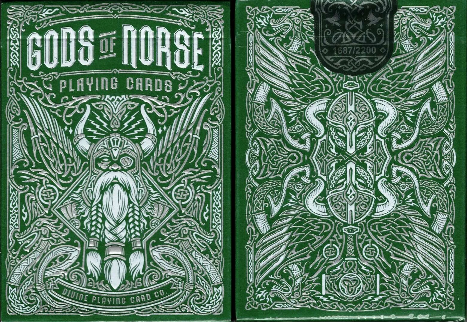 Gods of Norse Olive Esse Playing Cards TPCC