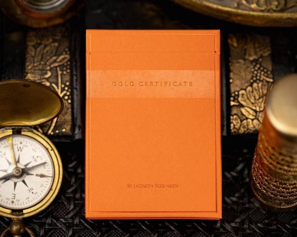 Gold Certificate - Foiled Edition Playing Cards