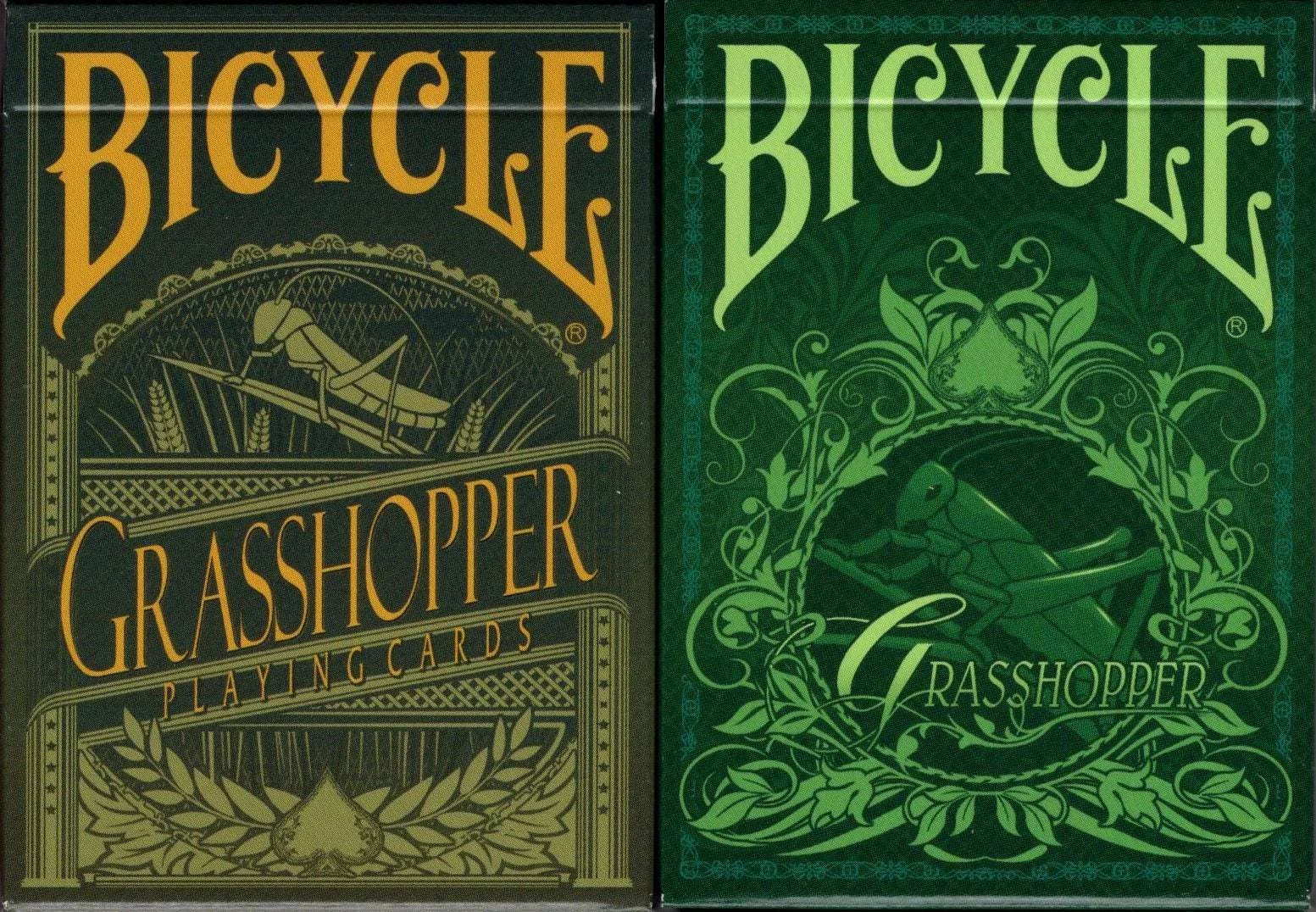Grasshopper Bicycle Playing Cards