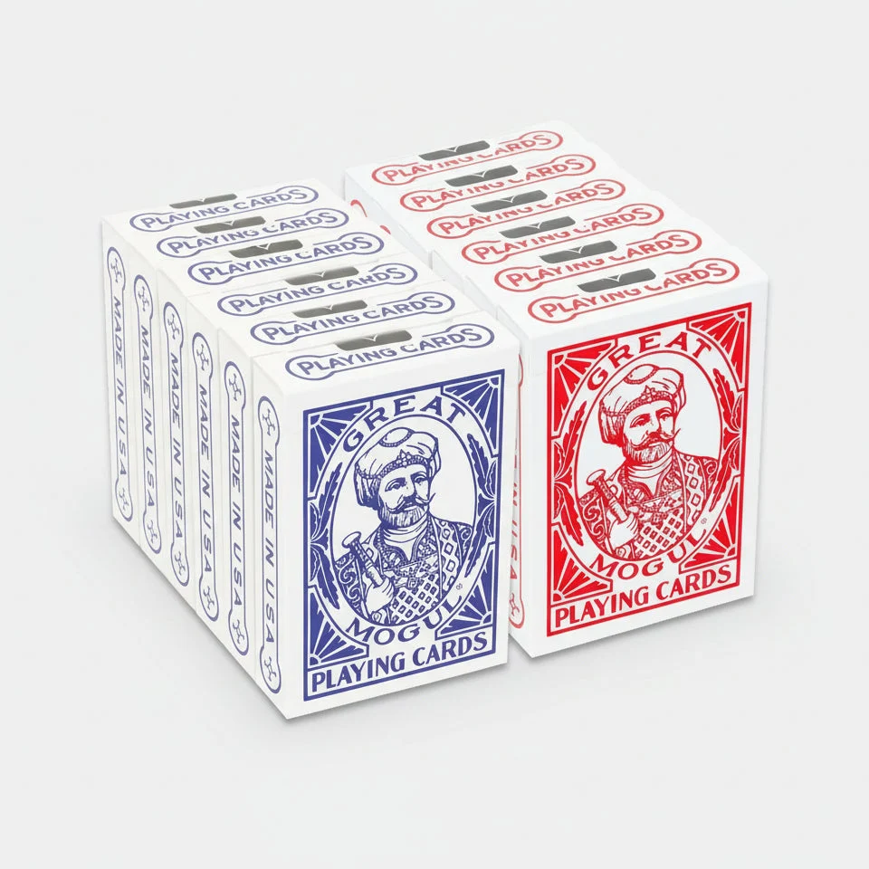 Great Mogul – Brick (12 Decks, Poker Size, Traditional Index)