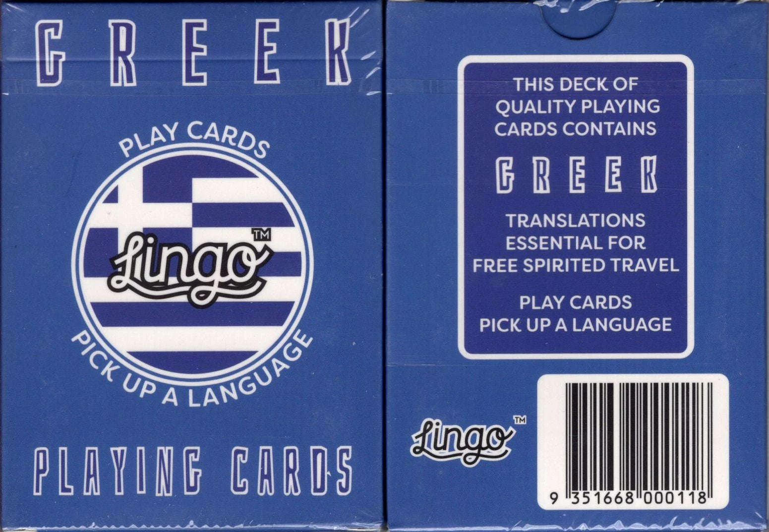 Greek Lingo Playing Cards