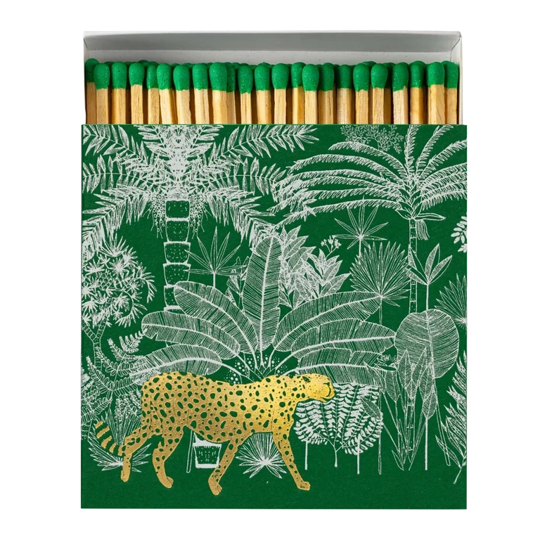 Green Cheetah in Jungle Square Matches