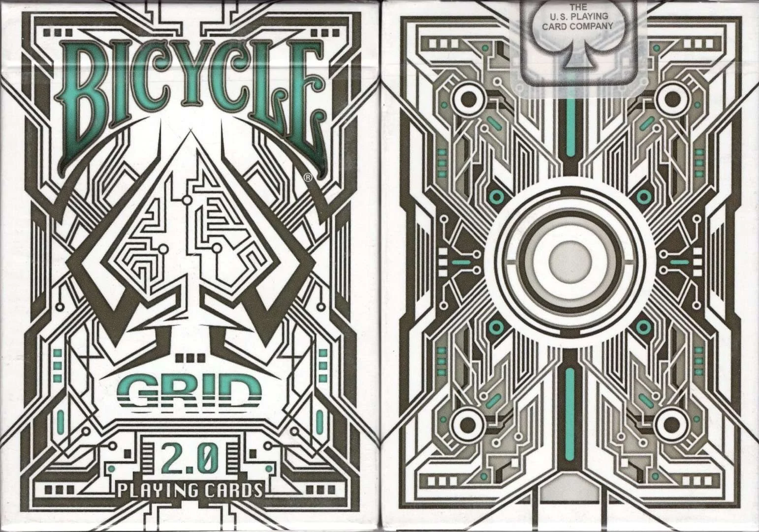 Grid 2.0 Original UV Glow Bicycle Playing Cards
