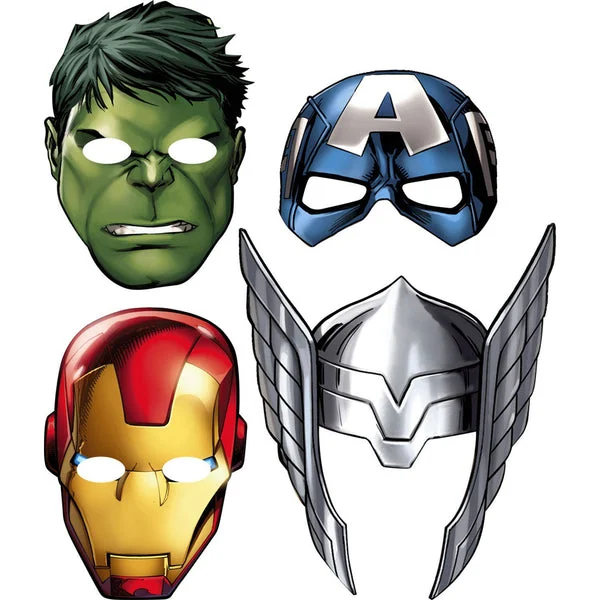 Hallmark Avengers 'Assemble' Paper Masks (8ct)