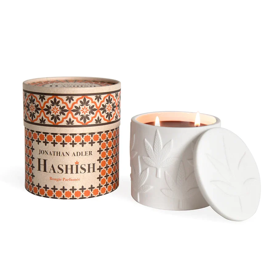 Hashish Ceramic Candle