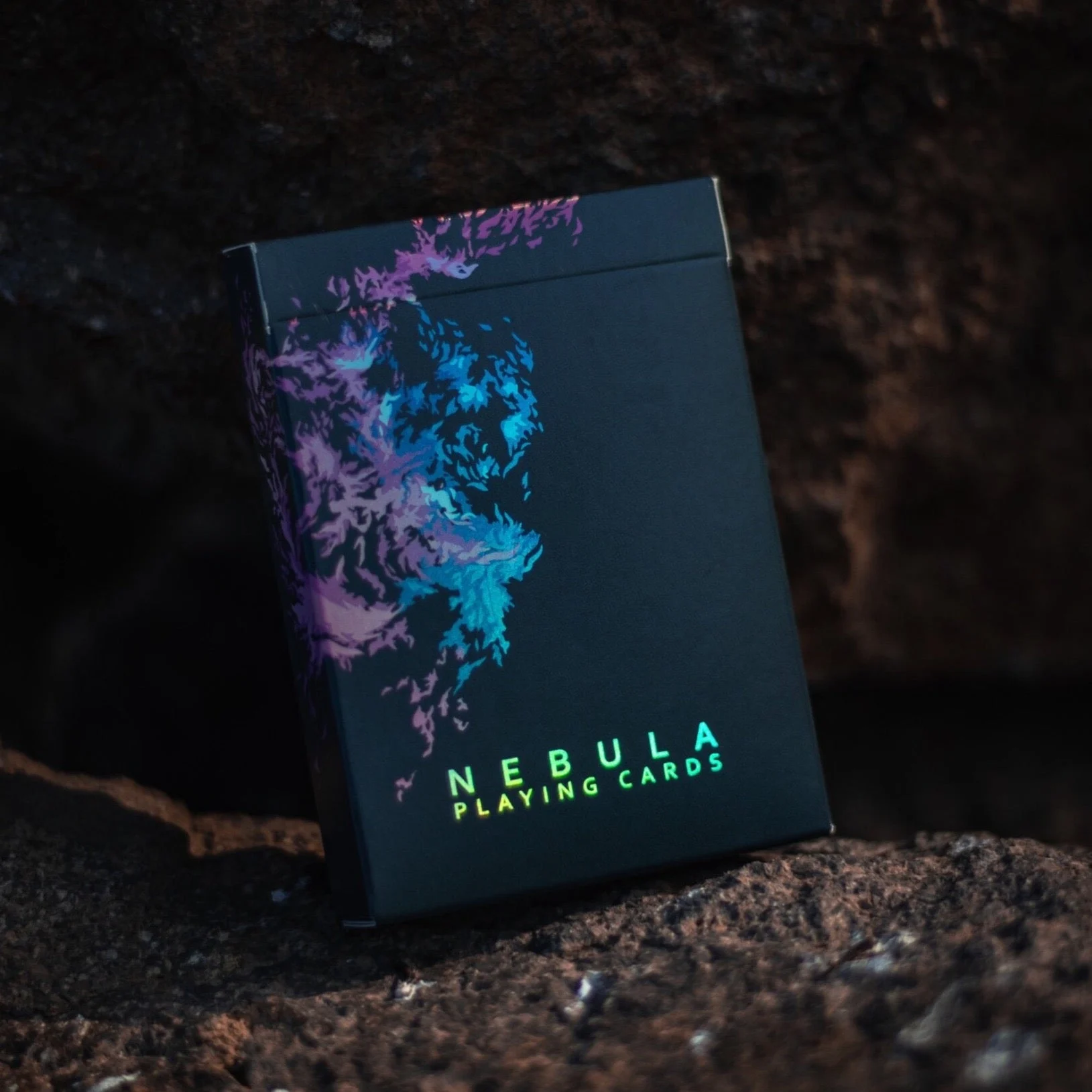 Holographic Foiled Nebula Playing Cards