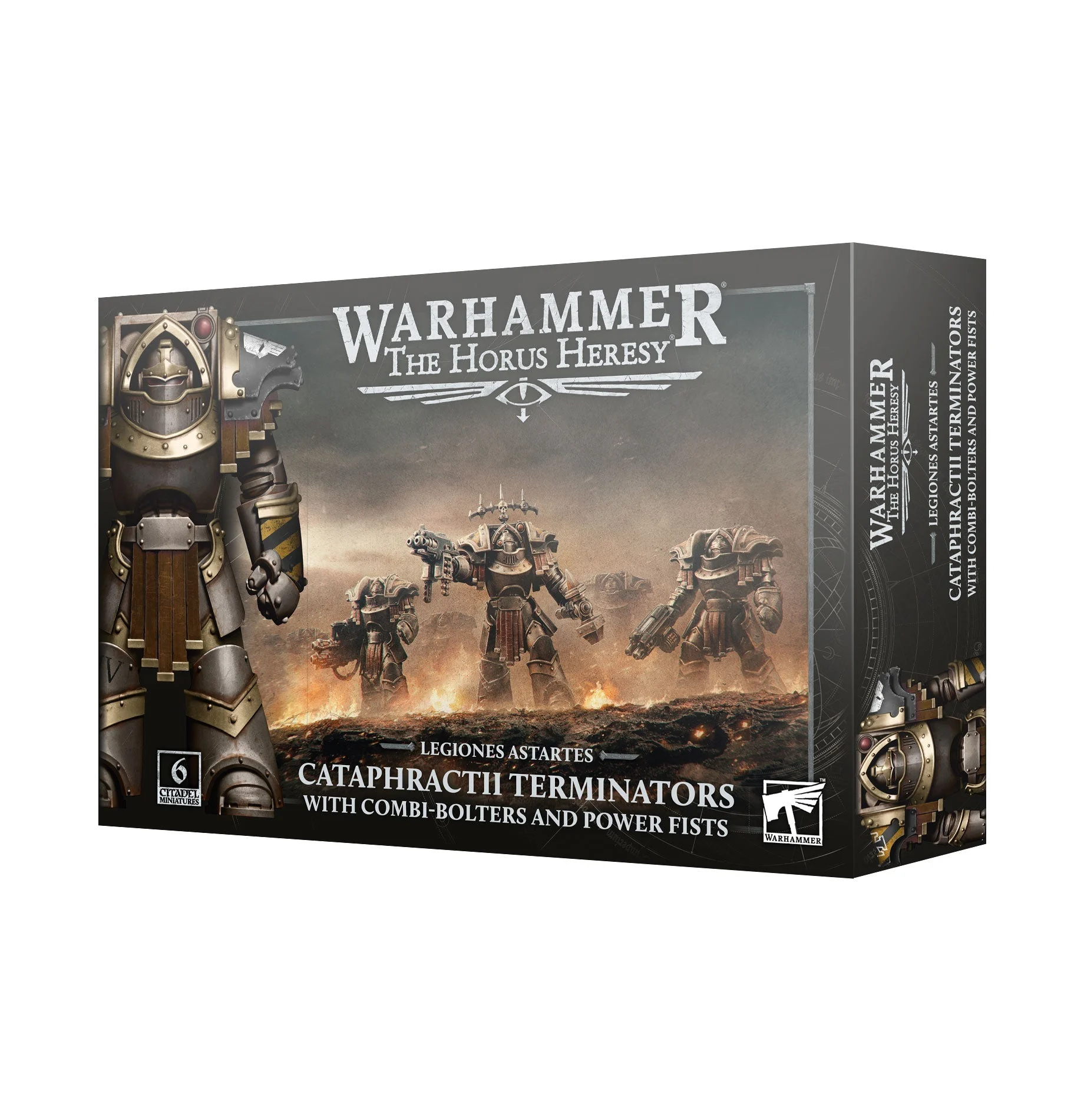 Horus Heresy Cataphractii Terminators with Combi-Bolters and Power Fists
