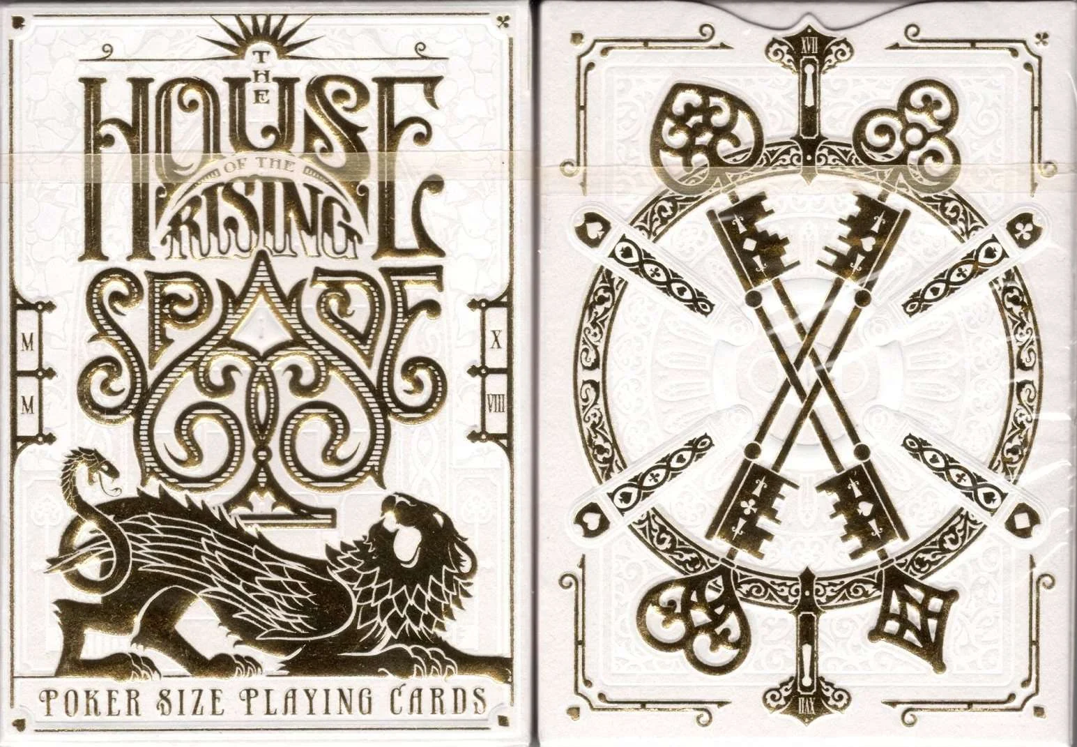 House of the Rising Spade Faro Playing USPCC